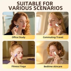 S13 Vibration Massage Bluetooth Headphones, Wireless Headphones, 6.0 Wireless Sleep Earbuds Equipped with Vibration Earphone Case, Earbuds Noise Cancelling Provide Relaxation and Massage