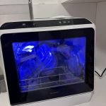 NOVETE Portable Countertop Dishwashers. Compact Dishwashers with 5L Built-in Water Tank & Inlet Hose. 5 Washing Programs. Baby Care. Air-Dry Function and LED Light for Small Apartments