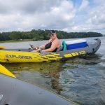 Intex 68307EP Explorer K2 Inflatable Kayak Set: Includes Deluxe 86in Aluminum Oars and High-Output Pump – SuperStrong PVC – Adjustable Seats with Backrest – 2-Person – 400lb Weight Capacity