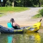Intex 68307EP Explorer K2 Inflatable Kayak Set: Includes Deluxe 86in Aluminum Oars and High-Output Pump – SuperStrong PVC – Adjustable Seats with Backrest – 2-Person – 400lb Weight Capacity