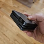 Aurzen ZIP Tri-Fold DLP Truly Mini Projector. Pocket Size. Zero-Lag Focus. One-Click Screen Mirroring. Full-Screen Mode. Type-C Fast Charging. 5.000mAh Battery. Indoor Outdoor Portable Projector.Gold