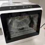 NOVETE Portable Countertop Dishwashers. Compact Dishwashers with 5L Built-in Water Tank & Inlet Hose. 5 Washing Programs. Baby Care. Air-Dry Function and LED Light for Small Apartments