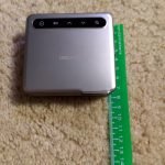Aurzen ZIP Tri-Fold DLP Truly Mini Projector. Pocket Size. Zero-Lag Focus. One-Click Screen Mirroring. Full-Screen Mode. Type-C Fast Charging. 5.000mAh Battery. Indoor Outdoor Portable Projector.Gold