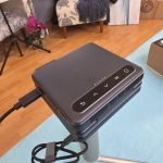 Aurzen ZIP Tri-Fold DLP Truly Mini Projector. Pocket Size. Zero-Lag Focus. One-Click Screen Mirroring. Full-Screen Mode. Type-C Fast Charging. 5.000mAh Battery. Indoor Outdoor Portable Projector.Gold
