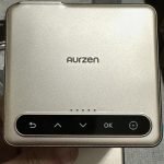 Aurzen ZIP Tri-Fold DLP Truly Mini Projector. Pocket Size. Zero-Lag Focus. One-Click Screen Mirroring. Full-Screen Mode. Type-C Fast Charging. 5.000mAh Battery. Indoor Outdoor Portable Projector.Gold