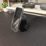 ZEEHOO 3 in 1 Charging Station for Apple Devices. Mag-Safe Charger Stand. Qi2 15W Auto-Rotating Wireless Charger for iPhone 17 16/15/14/13/12 Series& AirPods& iWatch(Black)