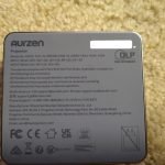 Aurzen ZIP Tri-Fold DLP Truly Mini Projector. Pocket Size. Zero-Lag Focus. One-Click Screen Mirroring. Full-Screen Mode. Type-C Fast Charging. 5.000mAh Battery. Indoor Outdoor Portable Projector.Gold