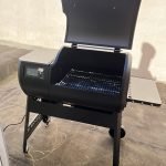 Brisk It Zelos-450 Electric Wood Pellet Smoker Grill – A.I. Smart BBQ Grill with WiFi. 7-in-1 Outdoor Grill & Smoker. PID Controller (Up to 500°F). 450 sq.in Cooking Area. Meat Probe