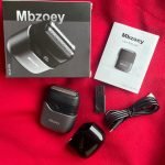 Mini Electric Razor for Man: Electric Foil Shavers for face - IPX7 Waterproof Cordless Razor with LED Display & Fast Charge - Micro-Comb Technology & Upgraded Blades. Carbon Black