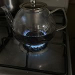 1200ml/40 oz Glass Teapot with 4 Double Wall Teacups and Removable Stainless Steel Infuser. Tea Sets for Adults. Clear Tea Kettle Stovetop Safe for Loose Leaf and Blooming Tea.Gifts for Christmas