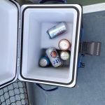 LiTHELi Frozen Pack 12V Car Refrigerator & Portable Electric Cooler. 20L/21QT with 2 U20 Batteries. -4~68℉ Travel Fridge Freezer for Camping.