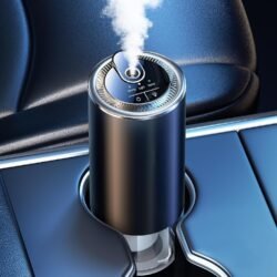 Smart Car Air Freshener Diffuser with Starry Sky Projection. 50ml/1.8OZ Perfume Car Diffuser. 6 Months Long-Lasting Fragrance. RGB Music-Sync Lights. Intelligent Auto On/Off. 3 Modes. Sauvage