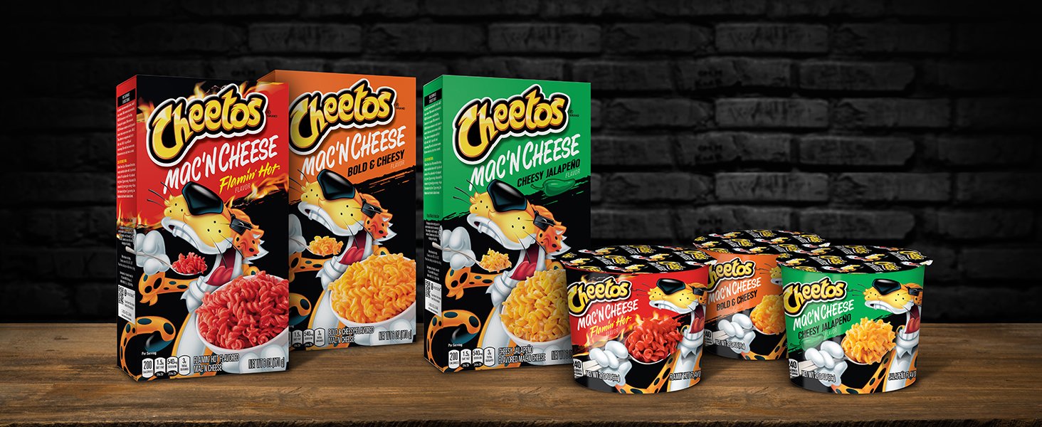 Cheetos Cheese Flavored Snacks. Crunchy. 2 Ounce (Pack of 64)