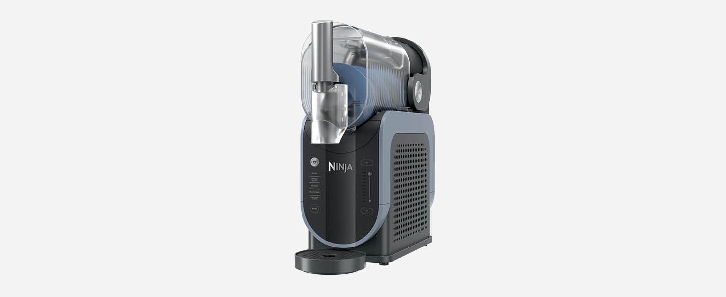 Ninja SLUSHi with RapidChill Technology. 88 oz. Frozen Drink & Slushie Machine. 5 Preset Programs. Margaritas. Frappés. and More. Premium Accents. Black. FS301