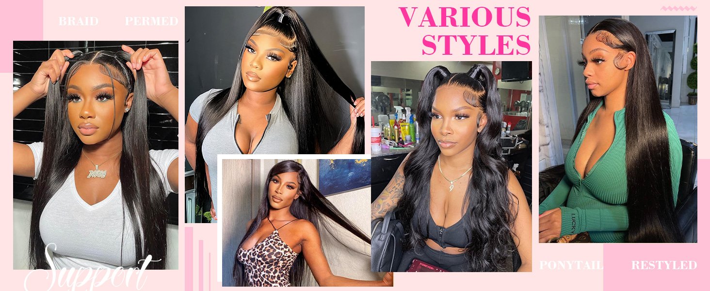 Pizazz 99J Burgundy Deep Wave Lace Front Wigs Human Hair Pre Plucked | 13x4 HD Lace Frontal Wigs with Baby Hair Pre Bleached Knots 180 Density Human Hair Wigs for Women18 Inch