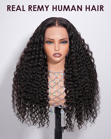 Pizazz 99J Burgundy Deep Wave Lace Front Wigs Human Hair Pre Plucked | 13x4 HD Lace Frontal Wigs with Baby Hair Pre Bleached Knots 180 Density Human Hair Wigs for Women18 Inch