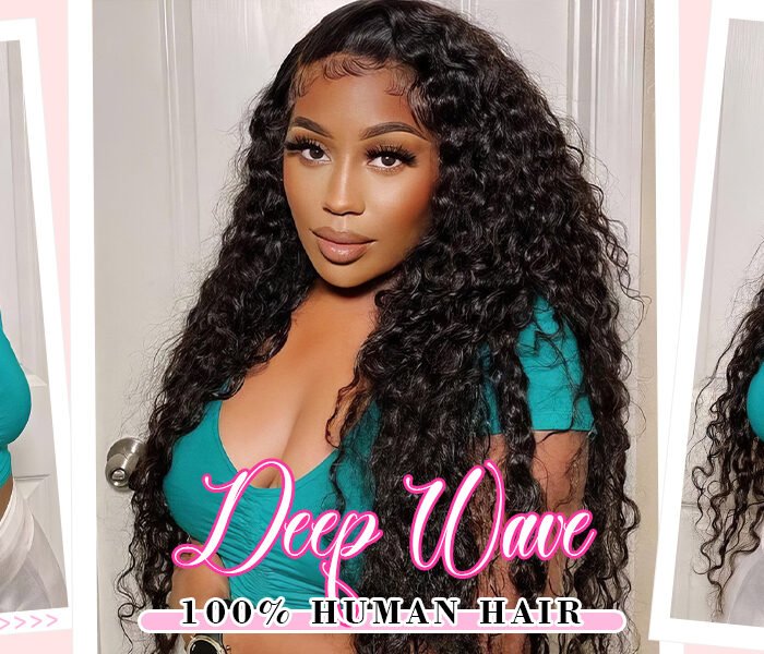 Pizazz 99J Burgundy Deep Wave Lace Front Wigs Human Hair Pre Plucked | 13x4 HD Lace Frontal Wigs with Baby Hair Pre Bleached Knots 180 Density Human Hair Wigs for Women18 Inch