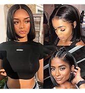 Pizazz 99J Burgundy Deep Wave Lace Front Wigs Human Hair Pre Plucked | 13x4 HD Lace Frontal Wigs with Baby Hair Pre Bleached Knots 180 Density Human Hair Wigs for Women18 Inch