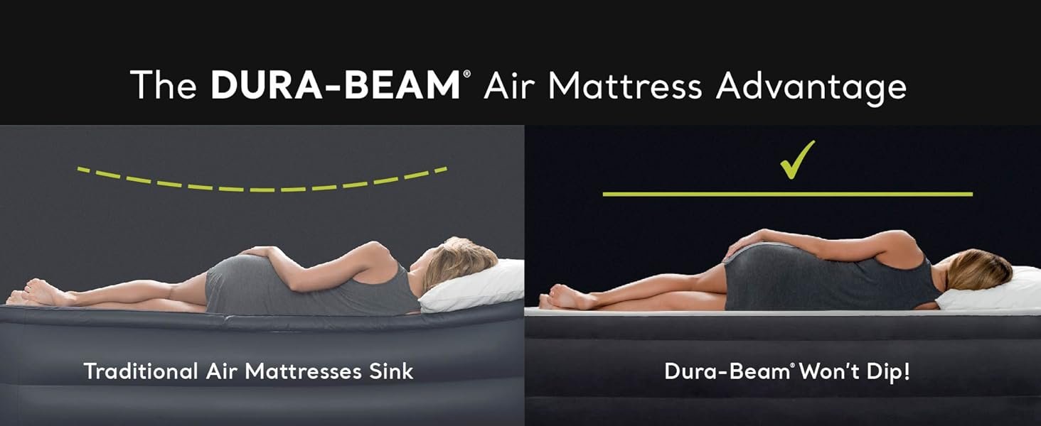 Intex 64147ED Dura-Beam Standard Pillow Rest Air Mattress