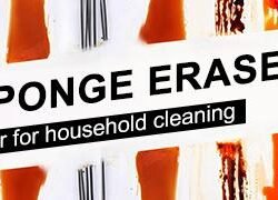 100 Pack Magic Sponge Eraser Extra Thick and Long Lasting Melamine Cleaning Sponges in Bulk - Multi Surface Power Scrubber Foam Cleaning Pads - Bathtub. Floor. Baseboard. Bathroom. Wall Cleaner