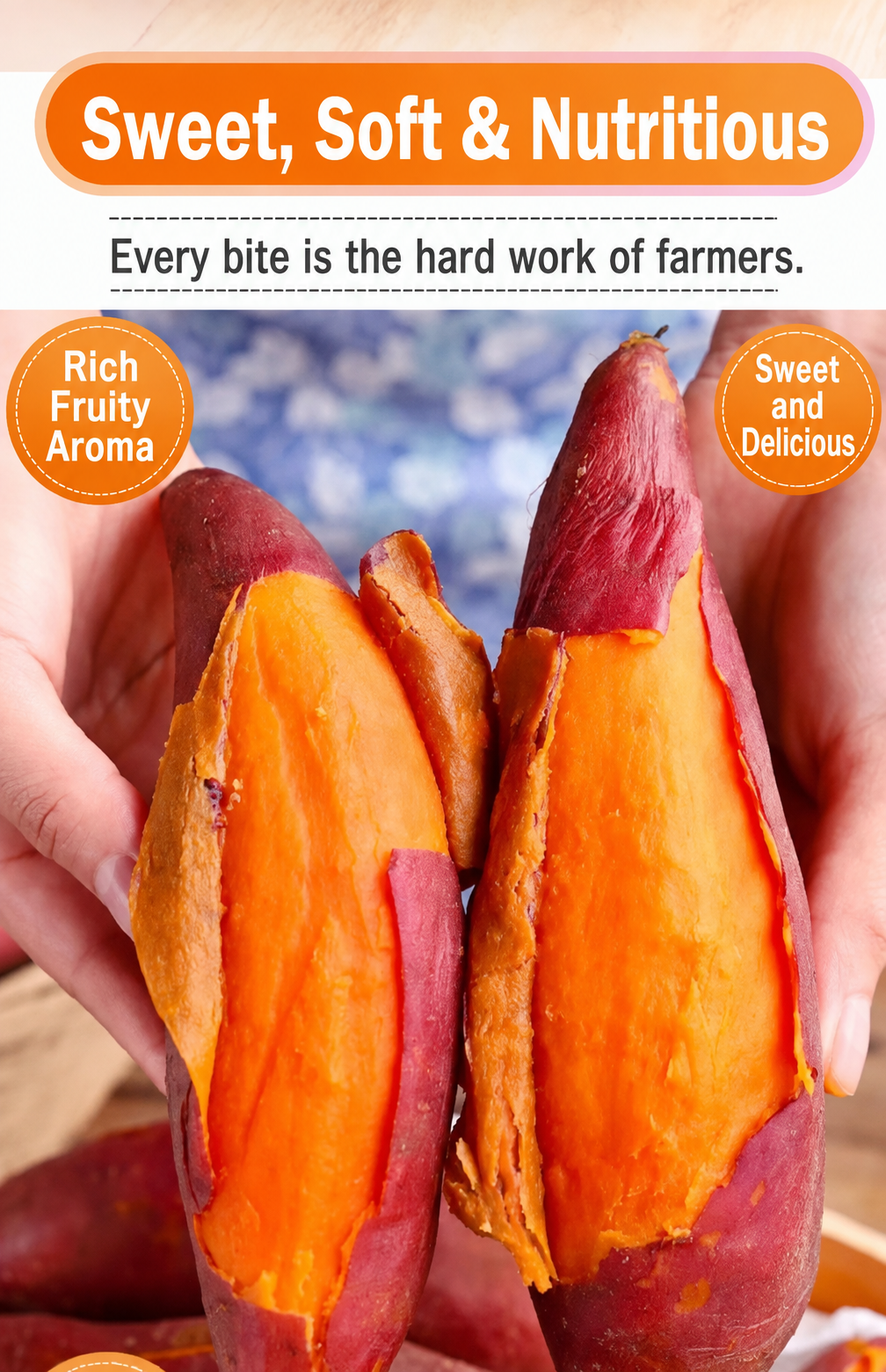 Fresh Sand-Grown Sweet Potatoes 4.5kg – Naturally Sweet, Soft, Creamy & Chestnut-Like